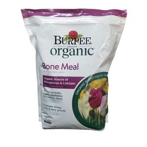 Burpee Organic Bone Meal Plant Food 6-8-0 Source of Phosphorus & Calcium NIP